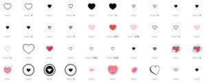 heart icons pack